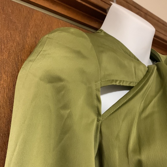 Olive Green Beautiful Body Cut/Out Dress💚 - Picture 6 of 10